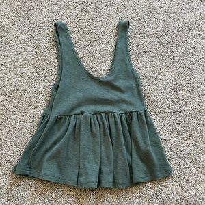 Green Babydoll tank